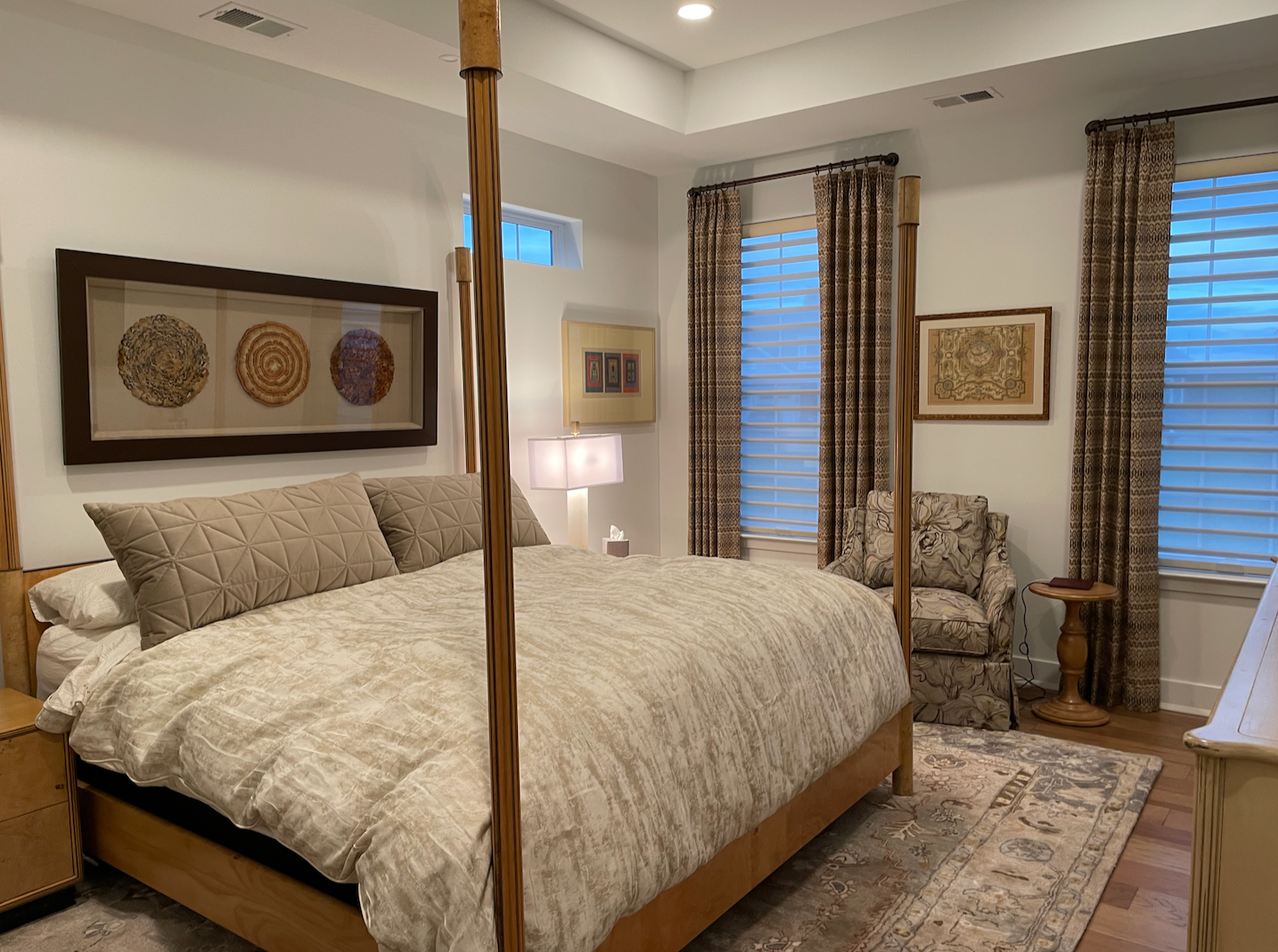 The Old Bridge Primary Suite — Residential interior design by Storer Designs